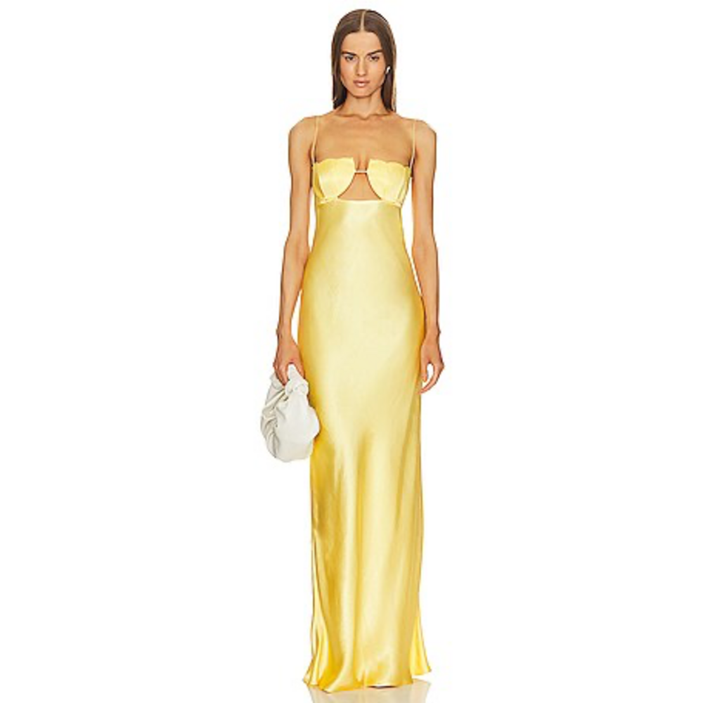 Anna October Tulip Dress in Yellow - Picture 1 of 2